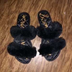Sam Edelman furry sandals size 6.5